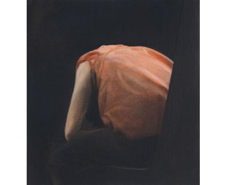 Eitel, TimLeonberg, 197130,5 x 28,3 cm, o. R."Untitled (Transit)", 2009. Öl auf Leinwand, auf Holz aufgelegt. In Faserstift r