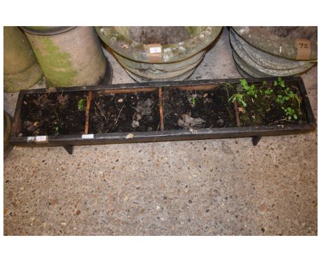 FOUR SECTIONAL CAST IRON TROUGH 