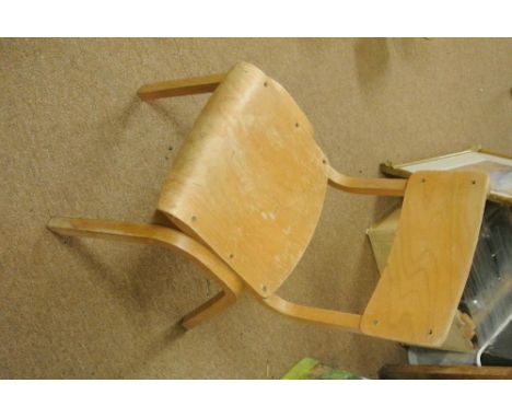FURNITURE/ HOME - A vintage childs school chair in need of some light restoration.