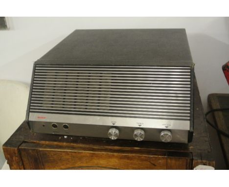 VINYL/ RECORD PLAYER - A vintage Bush SRP 52 dansette style portable record player.