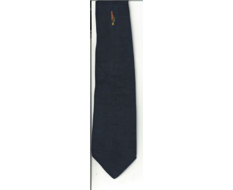World War Two Caterpillar club tie that belonged to Ron Emney 617 Sqn. This came from the collection of Jim Shortland the 617