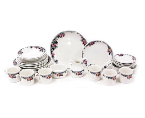 A Royal Doulton porcelain Autumn's Glory pattern part dinner and tea service, some boxed, comprising six dinner, dessert and 