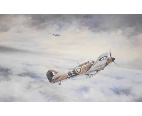 After Robert Taylor (British b.1946). First of Many, signed limited edition print no. 159/500, signed by Sir Douglas Bader, 3