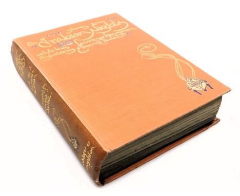 Houseman (Laurence).  Stories From The Arabian Nights, Retold, first edition, with drawings by Edmund Dulac, gilt tooled red 