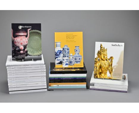 A COLLECTION OF THIRTY-ONE AUCTION CATALOGUES ON CHINESE AND ASIAN ART (2013-2023), to include: Christies - 'Legacy of the YC