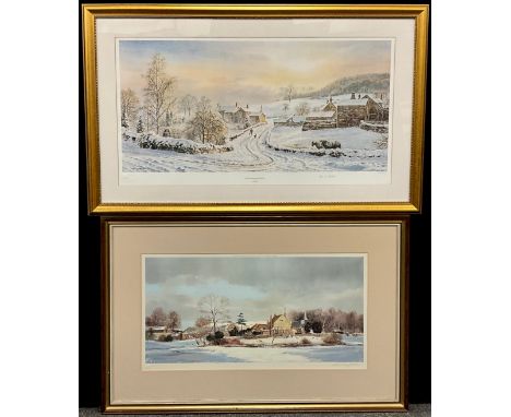 Rex N. Preston (British, bn. 1948), after, Calton Lees, Chatsworth, limited edition lithograph, signed in pencil lower right 