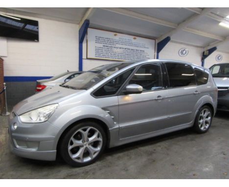 Make &amp; Model: Ford S-Max Titanium TDCiDate of Reg: GN08 MWXColour: Silvercc: 1997MoT: 05-10-2022Fuel Type: DIESELMileage: