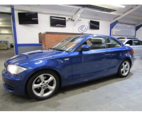 Make &amp; Model: BMW 120I SportDate of Reg: VN10 MYRColour: Bluecc: 1995MoT: 05-02-2022Fuel Type: PETROLMileage: 108kTransmi