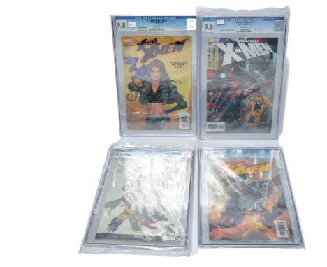 Graded Comic Books comprising of four issues to include; 1)X -treme X -Men #37 - Marvel Comics 2/04 - Chris Claremont Story -