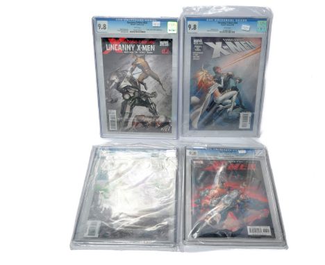 Graded Comic Books comprising of four issues to include; 1)Astonishing X-Men #7 - Marvel Comics 1/05 - Joss Whedon story. Joh