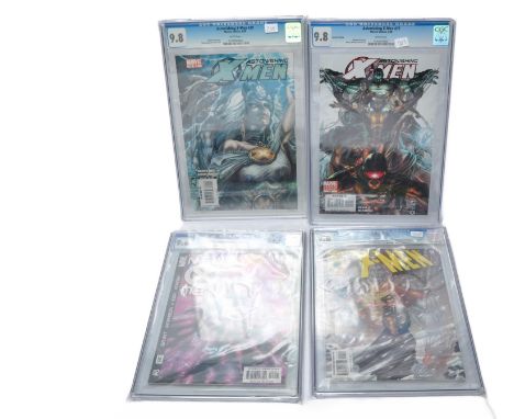 Graded Comic Books comprising of four issues to include; 1)X-Men #110 - Marvel Comics  3/01 - Scott Lobdell story-Leinil Fran