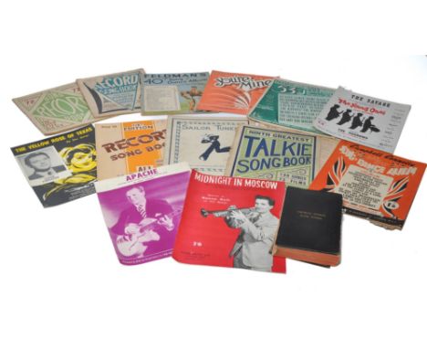 Sheet Music, (mostly for piano) comprising a collection of vintage covers / publications as shown. Some with signs of age rel