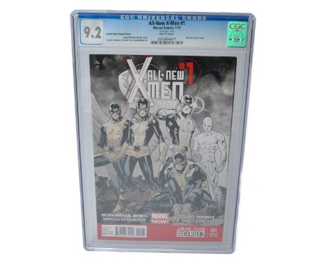 Graded Comic Book Interest Comprising All-New X-Men #1 Marvel comics 1/13 - Launch Party Variant Cover - Brian Bendis story, 