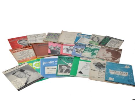 Sheet Music, (mostly for piano) comprising a collection of vintage covers / publications as shown. Some with signs of age rel