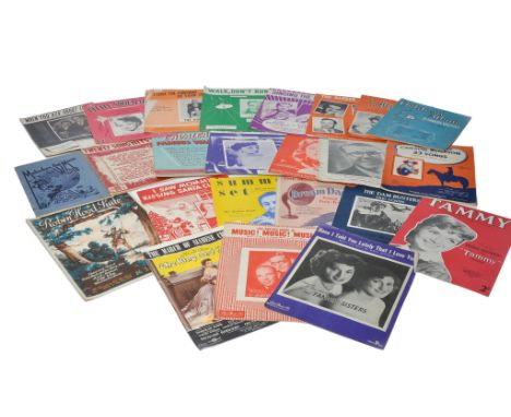 Sheet Music, (mostly for piano) comprising a collection of vintage covers / publications as shown. Some with signs of age rel