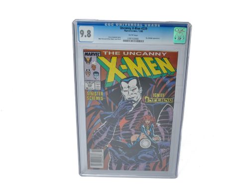 Graded Comic Book Interest Comprising Uncanny X-Men #239 - Marvel Comics 12/88 -  Chris Claremont Story, Marc Silvestri &amp;