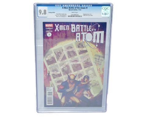 Graded Comic Book Comprising  X-Men: Battle of the Atom #1 - Marvel Comics 11/13 - Hastings Edition. Brian Michael Bendis sto