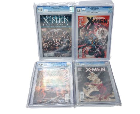 Graded Comic Books comprising of four issues to include; 1) Wonder Woman #3 - D.C Comics 9/16 - Greg Rucka Story - Liam Sharp