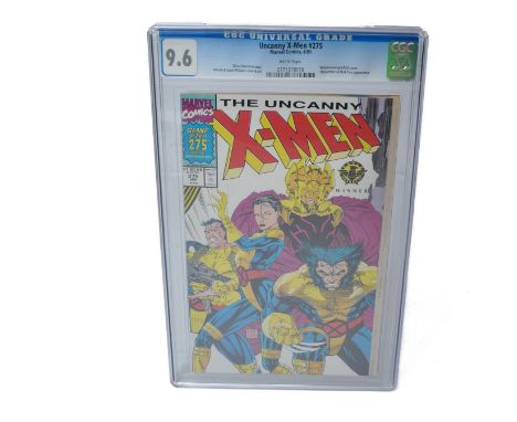 Graded Comic Book Interest Comprising Uncanny X-Men #275 - Marvel Comics 4/91 - Chris Claremont Story. Jim Lee &amp; Scott Wi