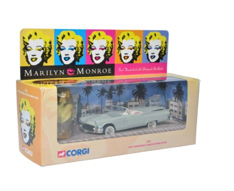 Corgi TV Related Diecast issue comprising No. 39902 Ford Thunderbird, Marilyn Monroe. Excellent in excellent box. 