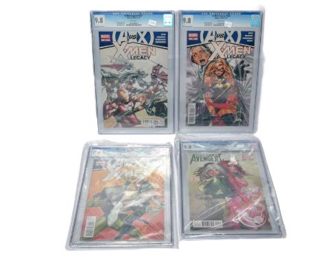 Graded Comic Books comprising of four issues to include; 1) X-Men Legacy #269 - Marvel Comics 08/12 - Christos Gage story. Da