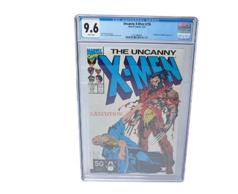Graded Comic Book Interest Comprising Uncanny X-Men #276 - Marvel Comics 5/91 - Chris Claremont Story. Jim Lee &amp; Scott Wi