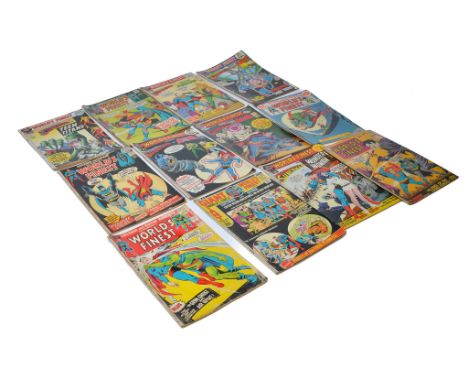 A group of 30 Vintage Comics to include; Worlds Finest, The amazing adventures of Superman, Sub-Mariner, New Gods plus others