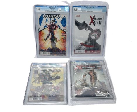 Graded Comic Books comprising of four issues to include; 1) What If? AVX #3 - Marvel Comics 9/13 - Jimmy Palmiotti Story, Ger