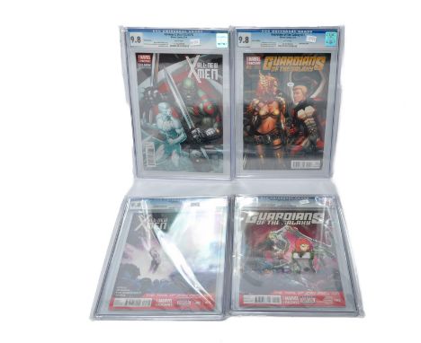 Graded Comic Books comprising of four issues to include; 1) All-New X-Men #22.NOW - Marvel Comics 3/14  Variant Edition - Bri
