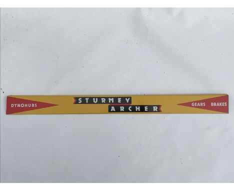A Sturmey Archer shelf strip, in very good condition.