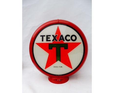 A Sinclair Aircraft and Texaco plastic petrol pump globe dated September 1982.
