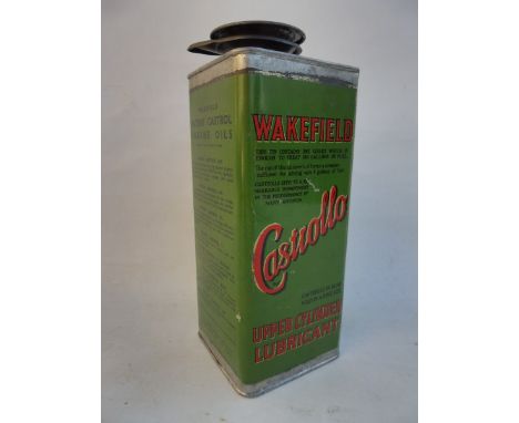 A Wakefield Castrollo Upper Cylinder Lubricant square quart caddy, in exceptional condition.