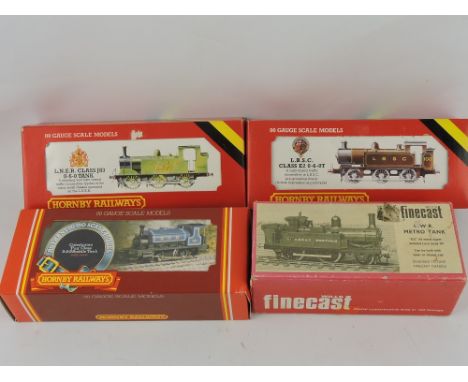 Hornby Dublo L.N.E.R. class J83 tank engine 0-6-0, together with a L.B.S.C. class E2 0-6-0T engine, Caledonian Railways 'Pug 