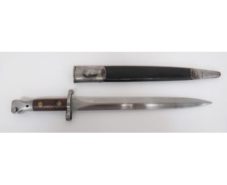 1888 MKII Regimentally Marked Argyll & Sutherland Highlanders Bayonet12 inch, double edged blade.  Forte marked with crowned 