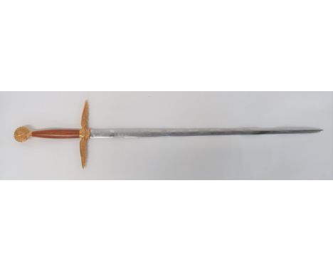 Royal Air Force Battle Of Britain Wilkinson Commemorative Sword35 1/4 inch, double edged blade.  One side etched with an RAF 