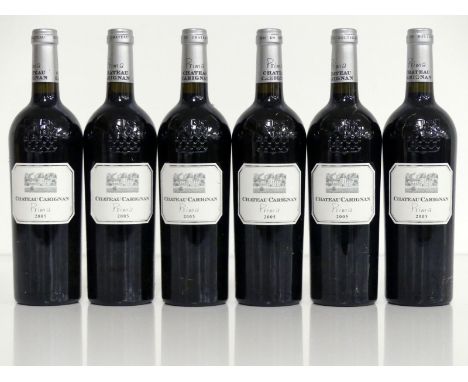 V 6 bts Ch. Carignan Prima 2005 owc (12 bt) Prémier Côtes de Bordeaux i.n