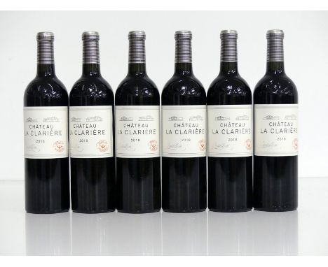 V 6 bts Ch. La Clarière 2018 owc Castillon  Grand Vin de Bordeaux