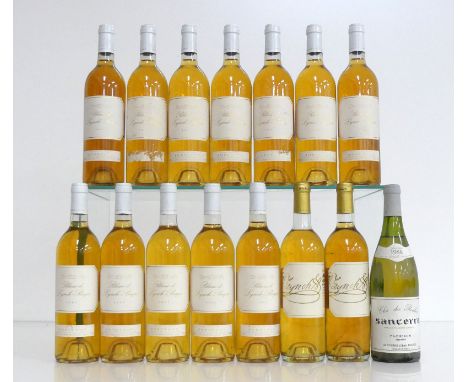 12 bts Blanc de Lynch Bages  1991 owc 10 hf, 2 i.n, cdl 2 bts Michel LynchWhite Bordeaux 1992 ts, i.n, bs, 1 raised cap 1 bt 