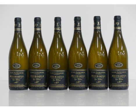 6 bts Meursault Les Tillets 2020 Alain Patriarche Mis En Bouteille par M. P. Meursault