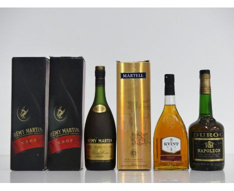 1 68-cl bt Remy Martin V.S.O.P. Fine Champagne Cognac 40% 2 70-cl bts Remy Martin V.S.O.P. Fine Champagne Cognac 40% ind oc 1