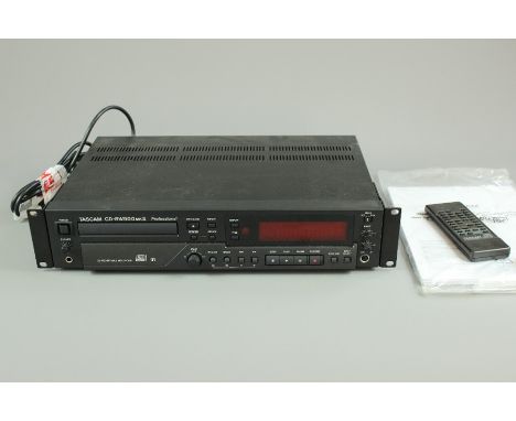 Tascam, CD-RW900 MK II CD Rewritable Player and Recorder, complete with manual, ideal for dubbing, with current PAT test.&nbs
