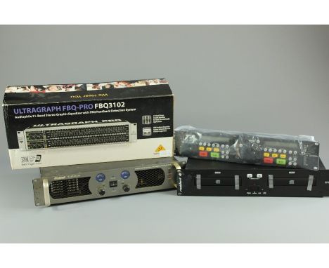 Hi-Fi Equipment. This lot includes a set of ultragraph FBQ3102 Equalizer, in the original box complete with manual; Prosound 