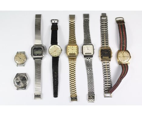 Miscellaneous vintage wrist watches including Smiths, Olma, Timex, Seico, Casio etc.
