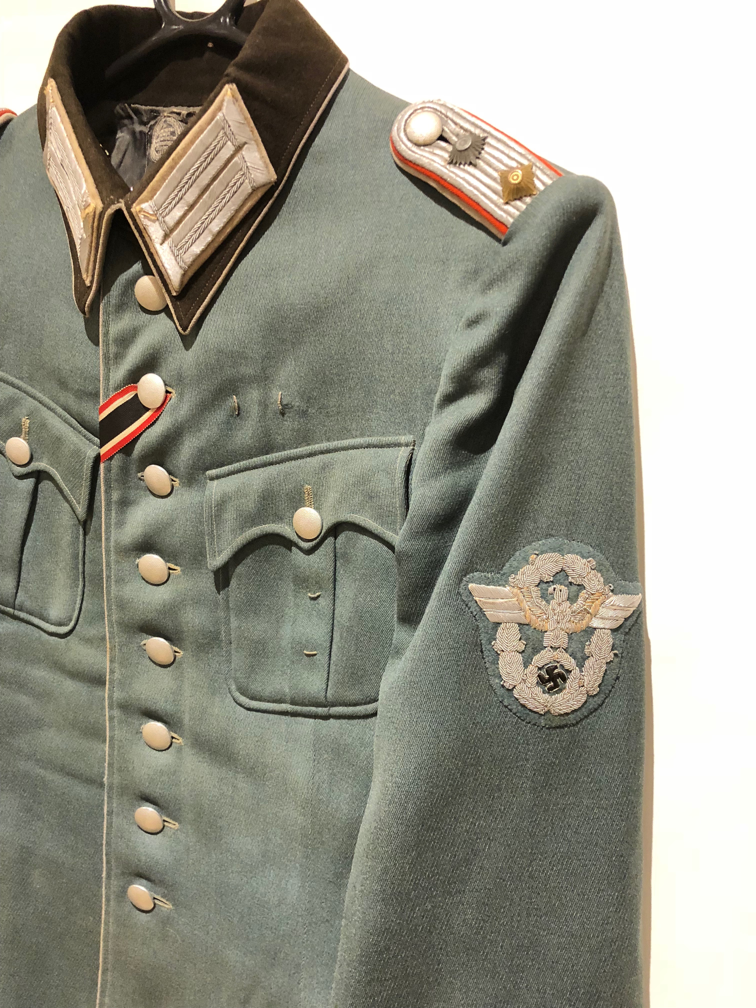 German Third Reich Police Captain’s tunic.A fine four pocket example by ...