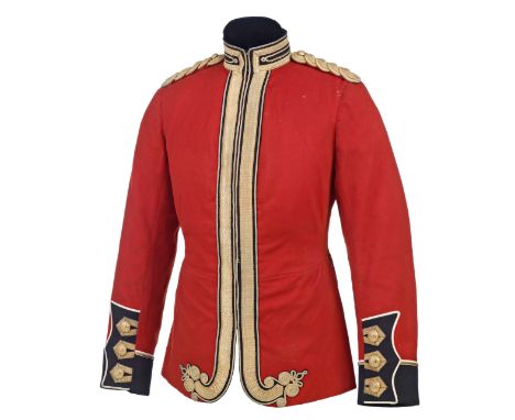 Royal Marines Light Infantry Bandmaster’s TunicA rare and very fine ornate example of the special pattern band uniform. Scarl