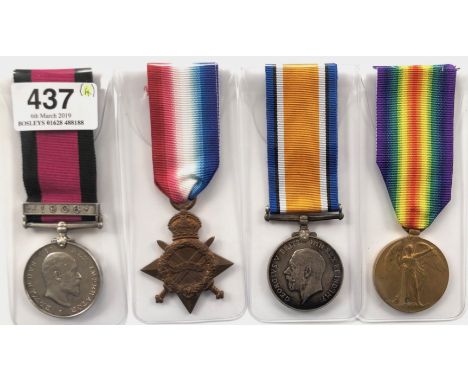 Natal Police / Army Veterinary Corps Group of Four Medals.Awarded to Corporal Alfred Henry Ward who had served with the Natal