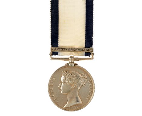 Royal Navy HMS Desiree Naval General Service Medal, clasp “Gluckstadt 5 Jany 1814”Awarded to “OWEN SWEENY”, small edge knock.