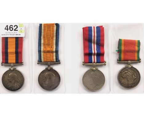 Boer War / WW1 Royal Munster Fusiliers Officer’s Family Group of Medals.Comprising: Queen’s South Africa Medal, “LIEUT J.N. S