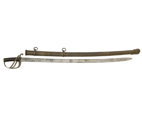 Victorian 16th Lancers 1853 Pattern Trooper’s Sword.This example of the regulation pattern with single edged slightly curved 