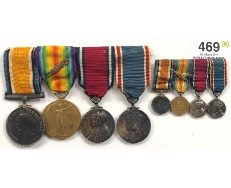 WW1 Royal Army Chaplains Department MID Group of Four Medals.Awarded to “REV C.H. WILLIAMS” . Comprising: British War Medal, 